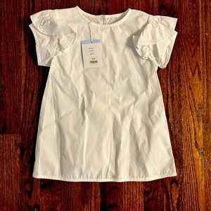 NWT little girl white blouse size 6